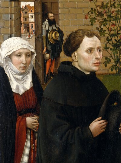 Annunciation Triptych (Merode Altarpiece) by 13758 1444 Master of Flemalle
